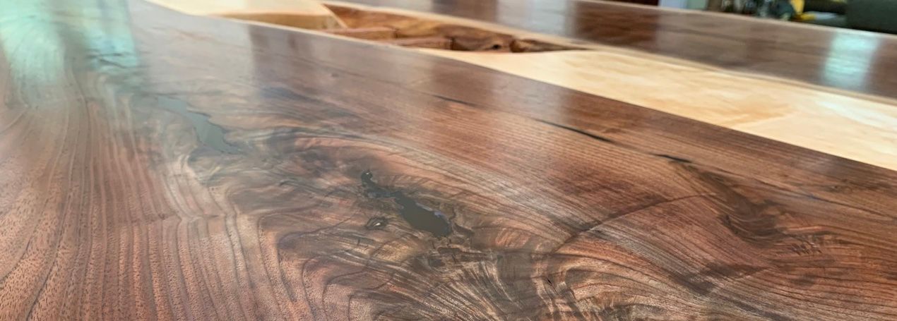 One of a Kind Live Edge Epoxy Countertops For Sale